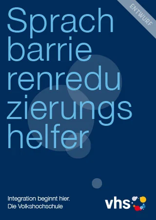Plakat „Sprachbarrierenreduzierungshelfer“