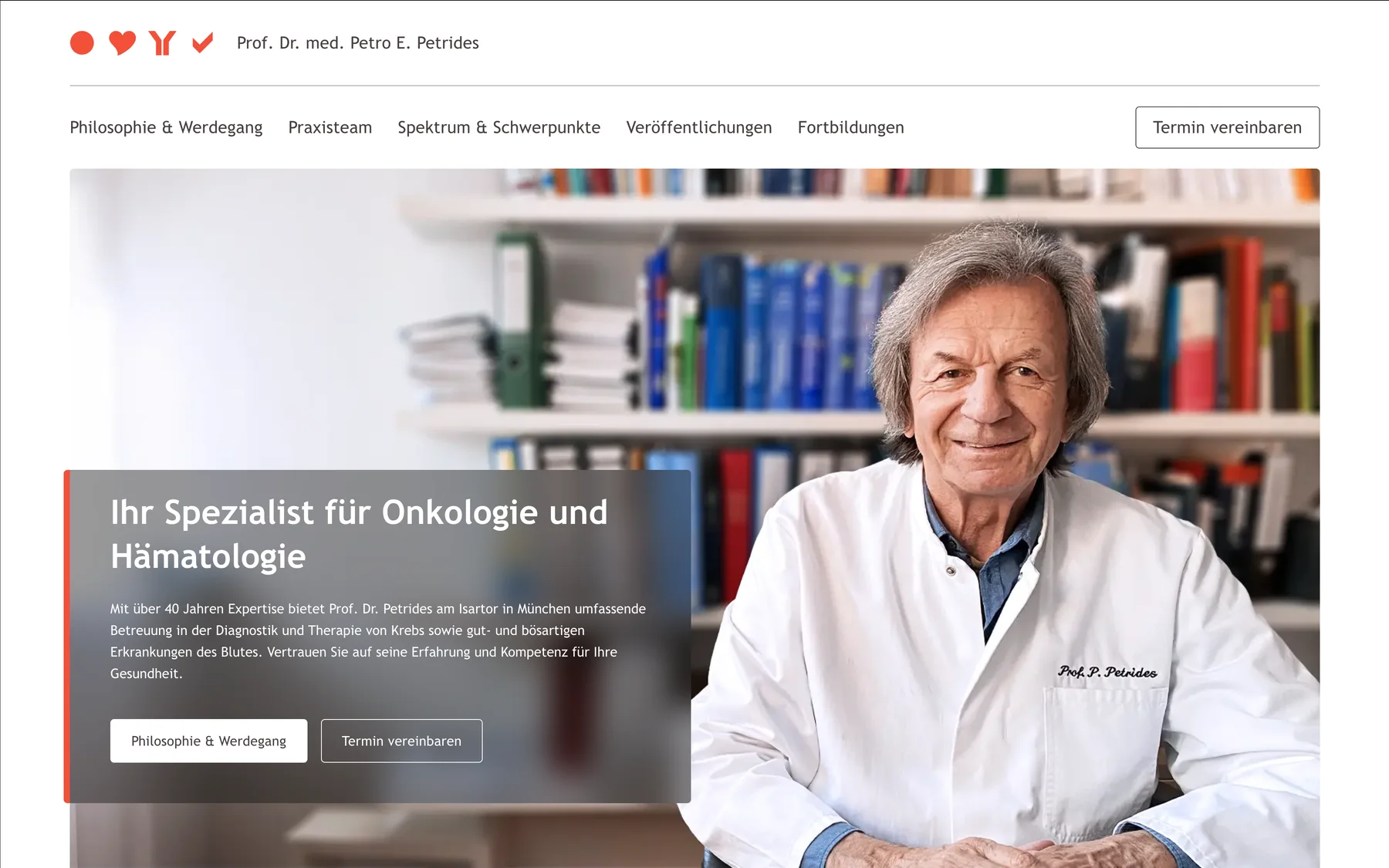 Onkologie München – Startseite mit Prof. Petrides