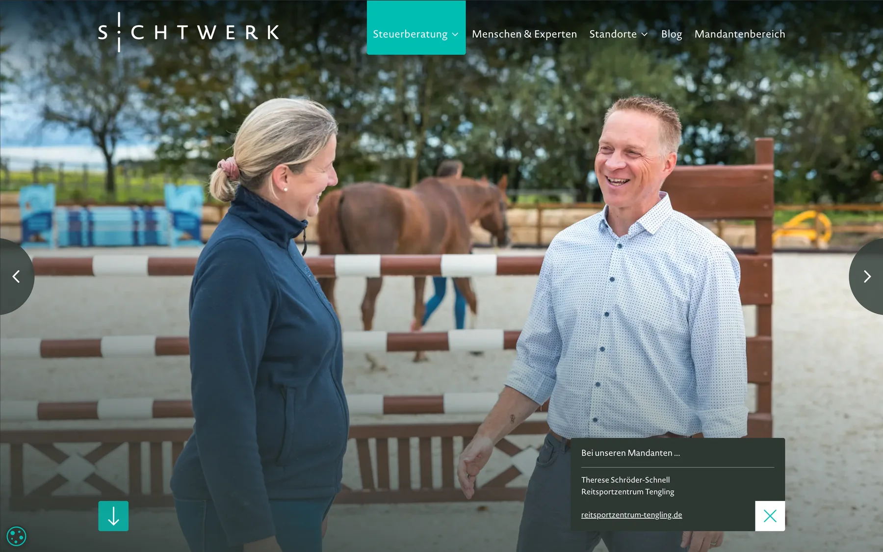 Sichtwerk Steuerberatung – bei unseren Mandanten, Reitsportzentrum Tengling
